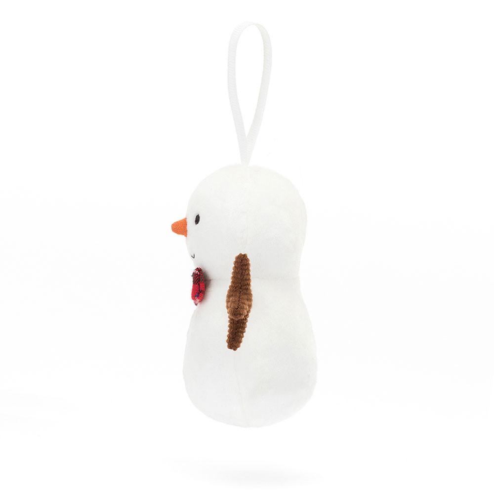 Peluche Jellycat Amuseables Festive Folly Snowman,15cm x 6cm x 5cm Branco | Portugal  TLMFW-8315