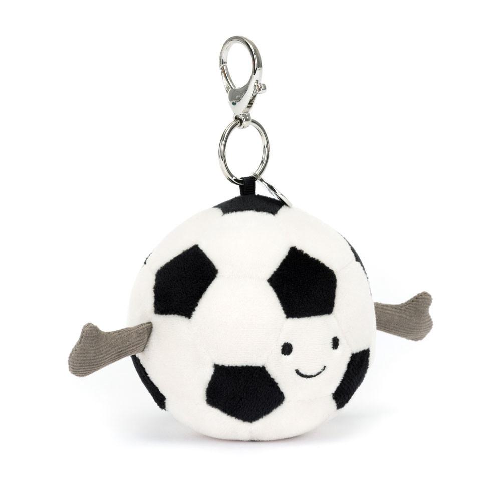 Peluche Jellycat Amuseables Football,16cm x 8cm x 6cm Branco | Portugal  IBQAW-8230