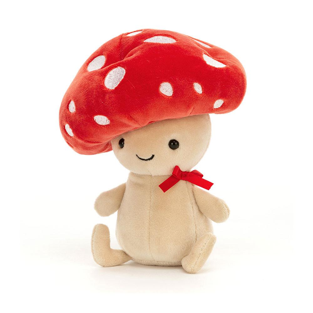 Peluche Jellycat Amuseables Fun-Guy Robbie,16cm x 8cm x 6cm Vermelhas | Portugal  ZVISF-3165