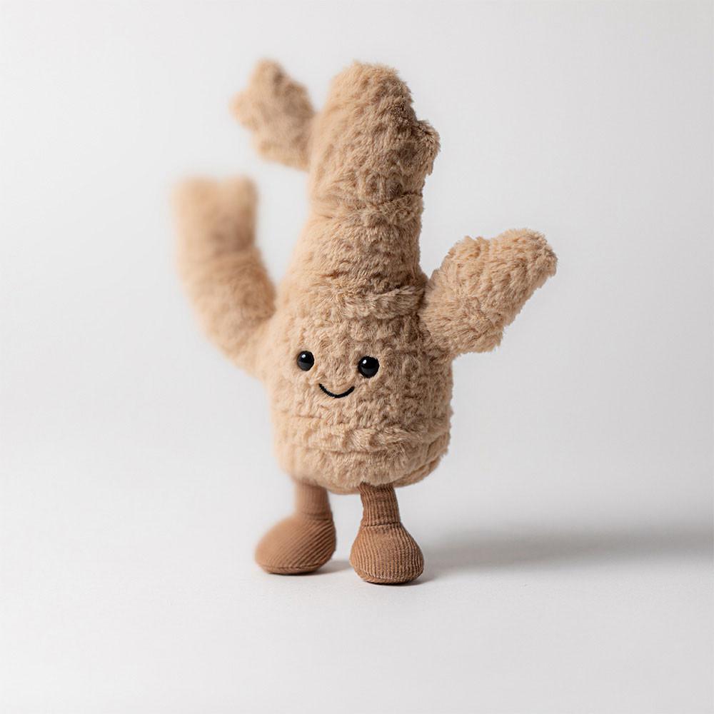 Peluche Jellycat Amuseables Ginger,18cm x 6cm x 5cm Bege | Portugal  HNJZB-5718