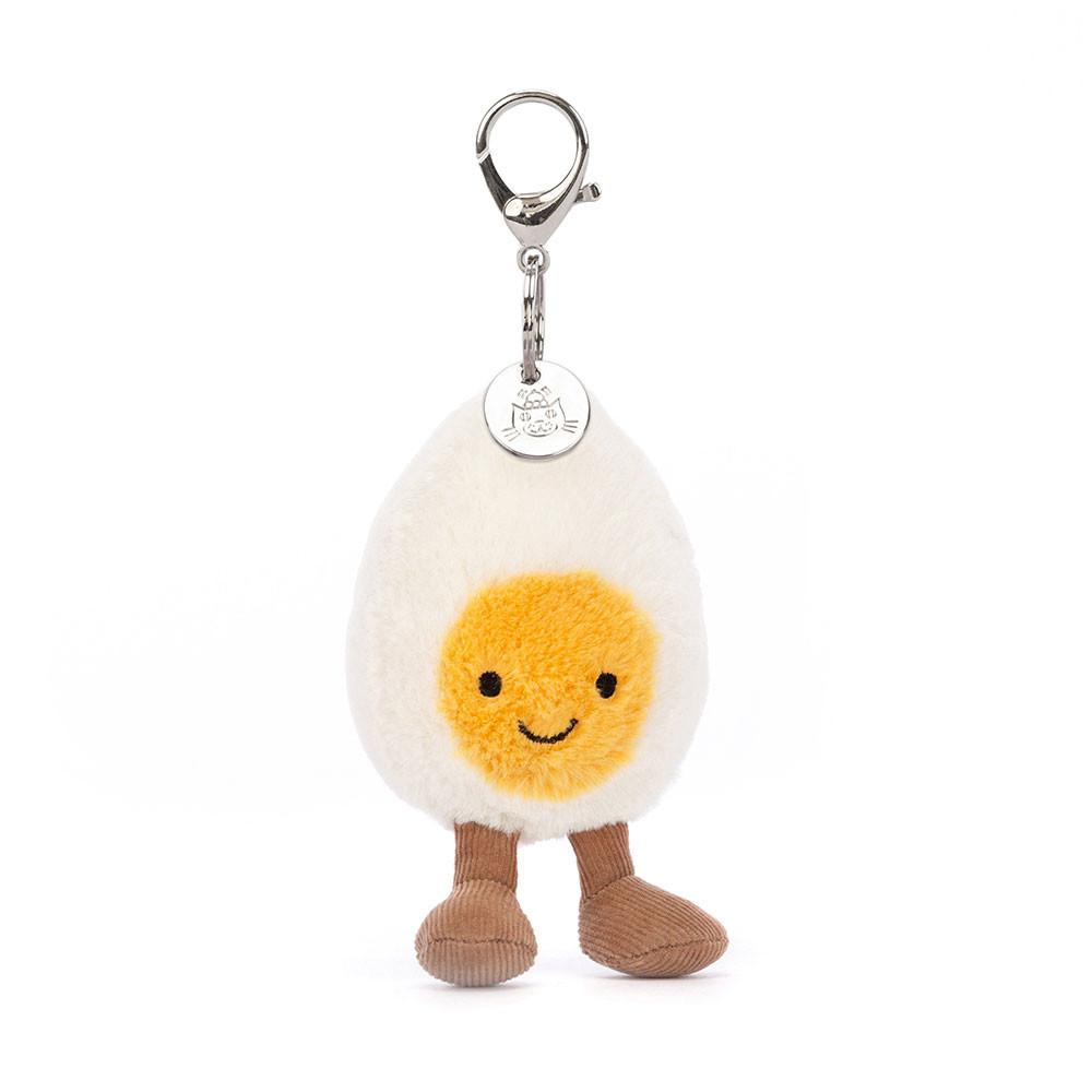 Peluche Jellycat Amuseables Happy Boiled Egg,18cm x 7cm x 3cm Branco | Portugal  ELCWS-5126