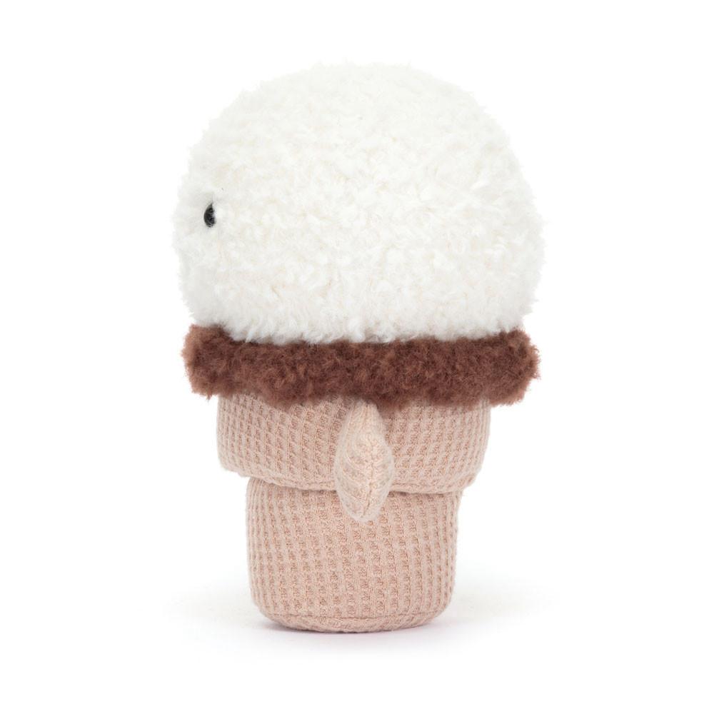 Peluche Jellycat Amuseables Ice Cream Cone,14cm x 9cm x 5cm Branco | Portugal  IOQJU-6583