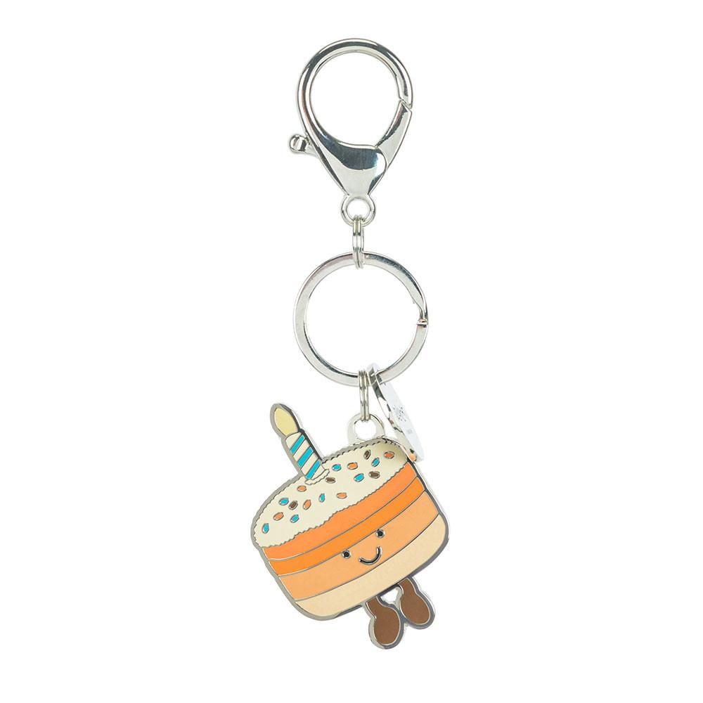Peluche Jellycat Amuseables Jellina Birthday Cake Keyring,11cm x 3.3cm x 0.3cm Laranja | Portugal  MTPAB-1423