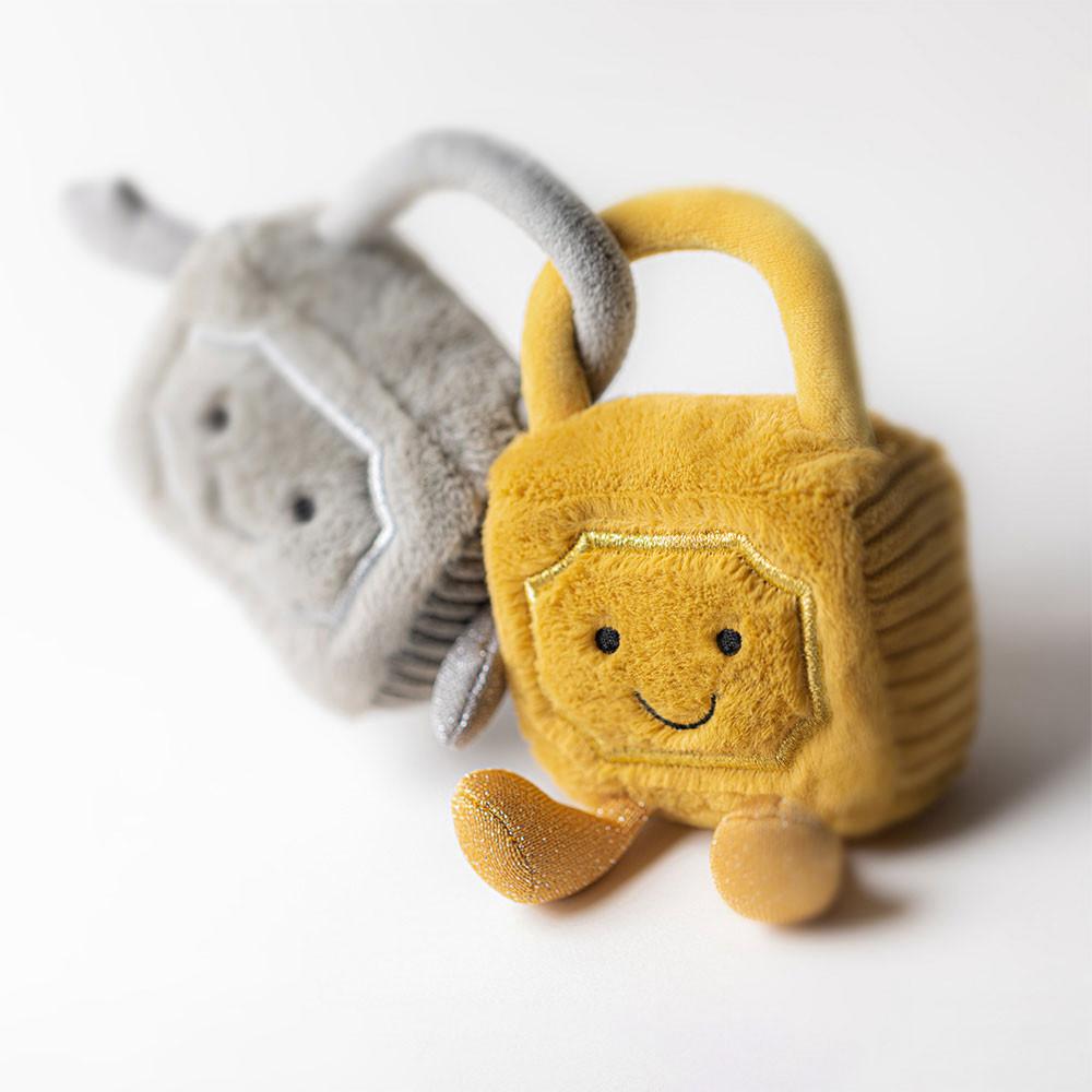 Peluche Jellycat Amuseables Love Locks,14cm x 18cm x 5cm Amarelas | Portugal  NXIEL-5903