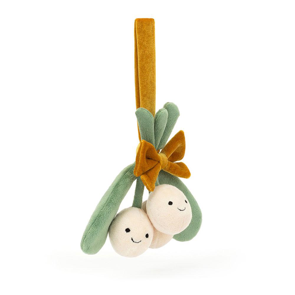 Peluche Jellycat Amuseables Mistletoe,17cm x 19cm x 4cm Creme | Portugal  FBZOW-6978