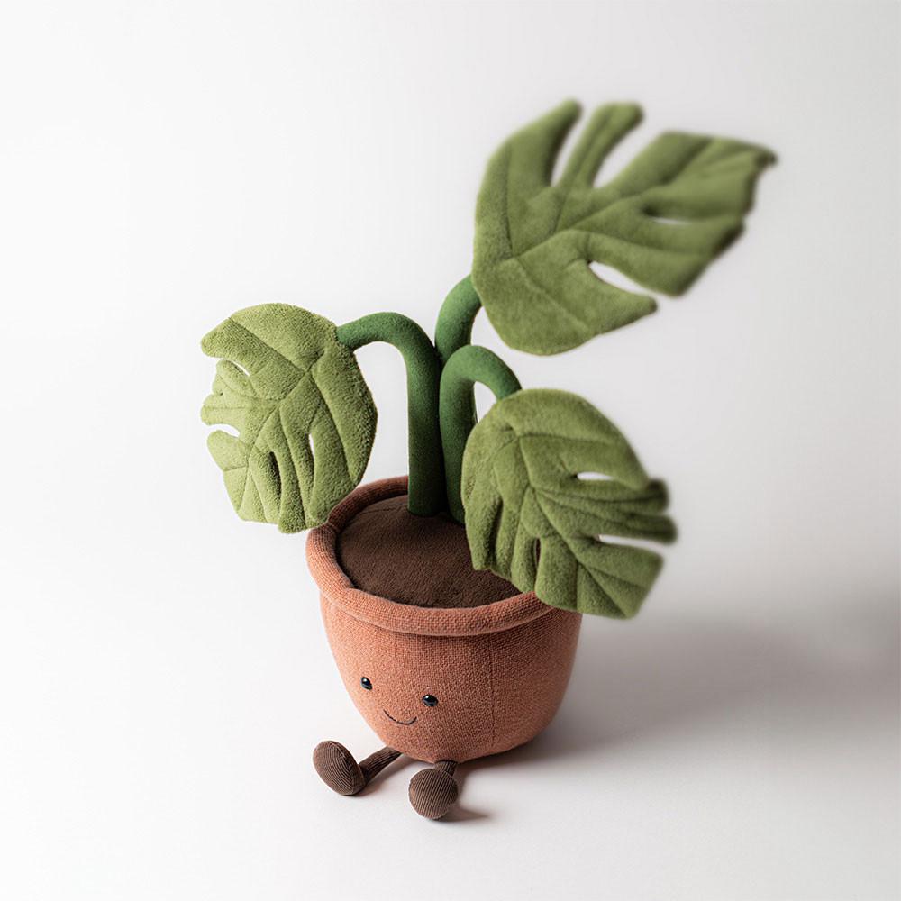 Peluche Jellycat Amuseables Monstera Plant,43cm x 15cm x 14cm Verdes | Portugal  CRUDF-5694