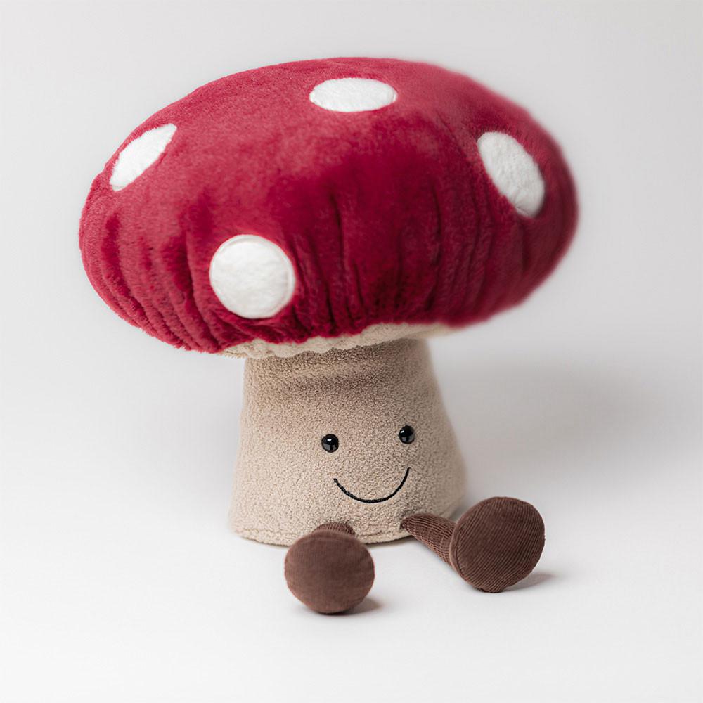 Peluche Jellycat Amuseables Mushroom,28cm x 11cm x 9cm Vermelhas | Portugal  LEIZO-2508