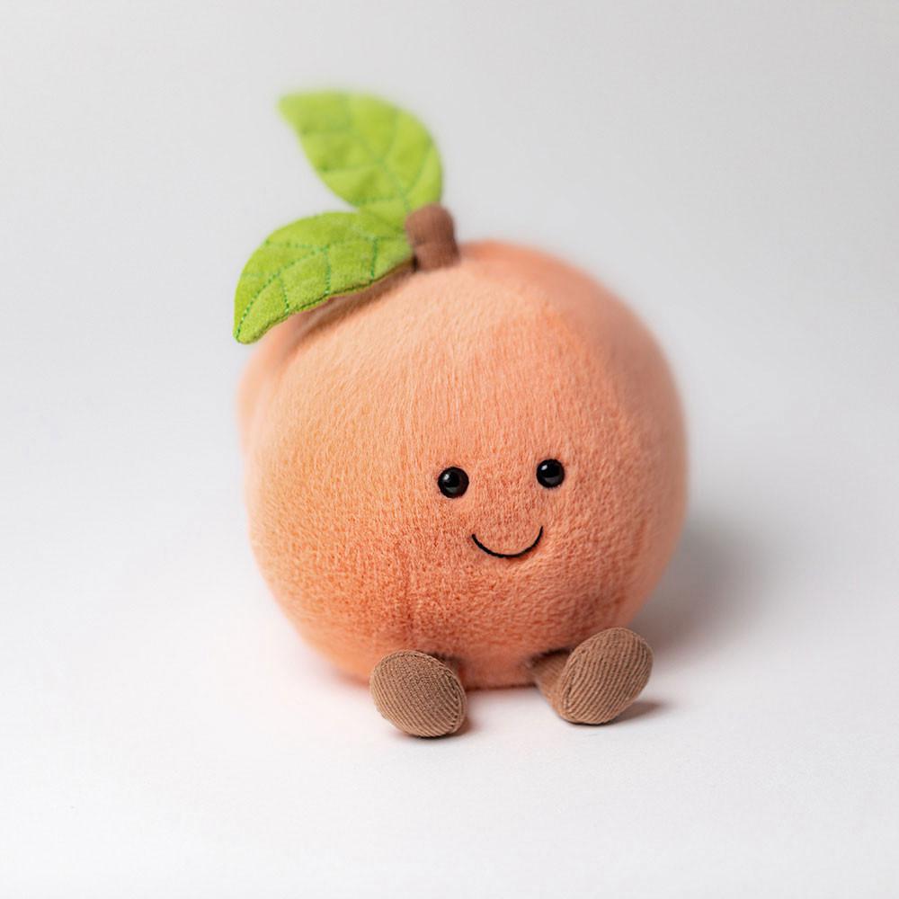 Peluche Jellycat Amuseables Peach,14cm x 11cm x 11cm Rosa | Portugal  QDVOR-3856