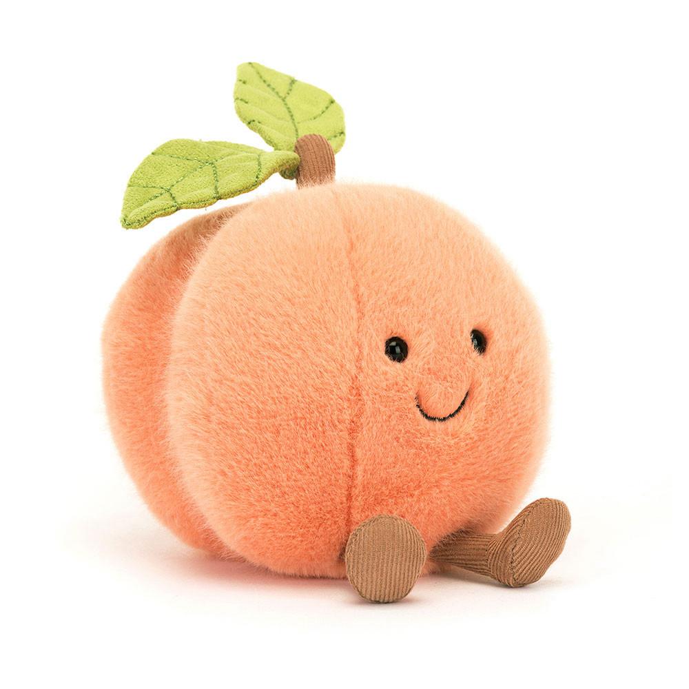 Peluche Jellycat Amuseables Peach,14cm x 11cm x 11cm Rosa | Portugal  QDVOR-3856