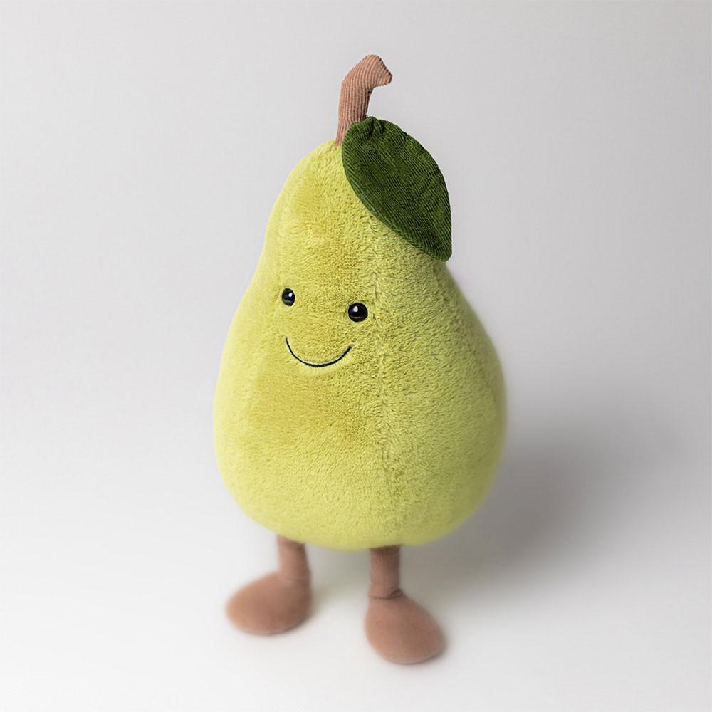 Peluche Jellycat Amuseables Pear,24cm x 13cm x 12cm Verdes | Portugal  VRICN-1845
