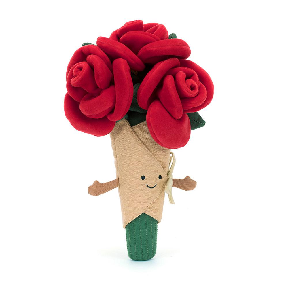 Peluche Jellycat Amuseables Rose Bouquet,30cm x 17cm x 6cm Vermelhas | Portugal  RSWQN-9678
