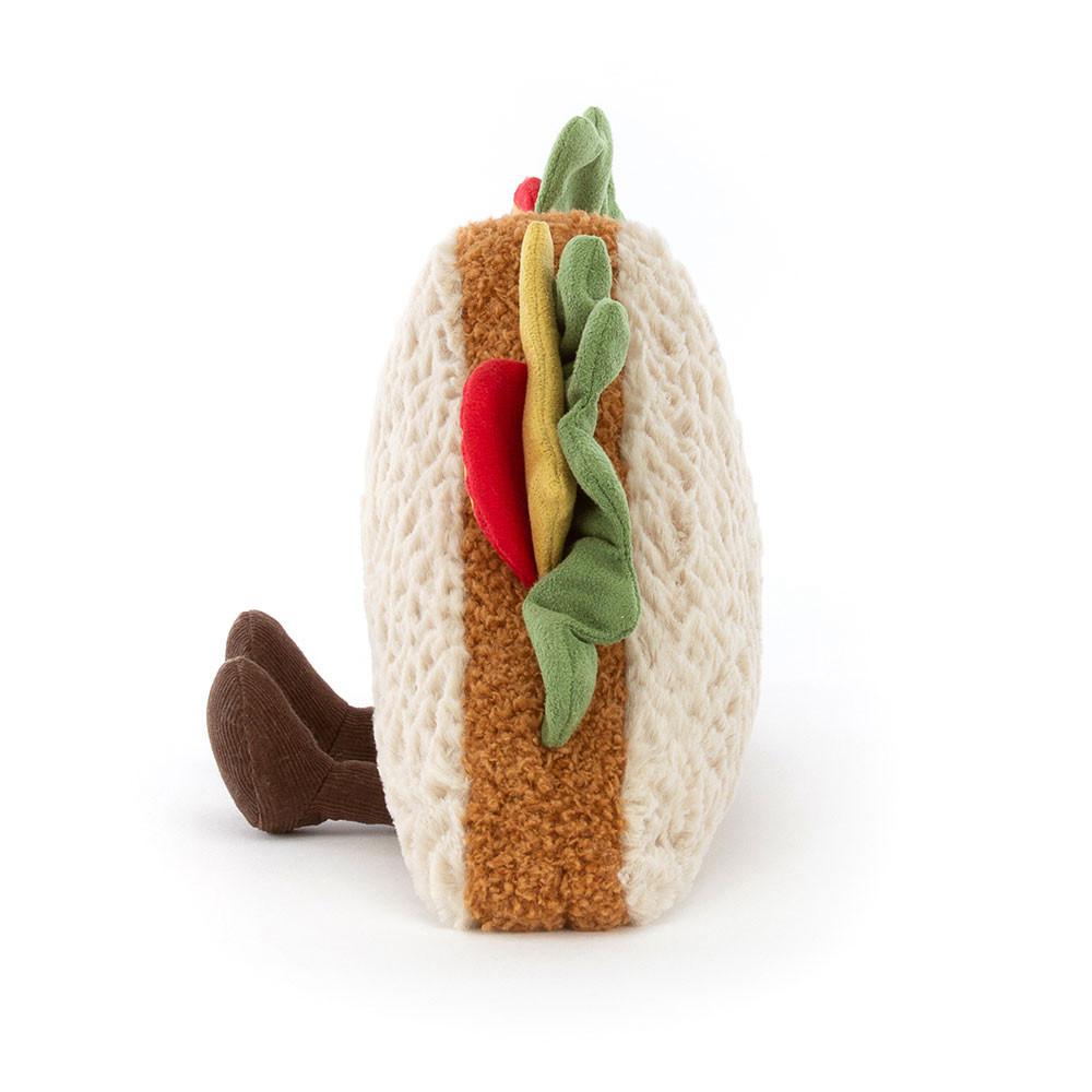 Peluche Jellycat Amuseables Sandwich,18cm x 25cm x 7cm Bege | Portugal  DFHGM-5042