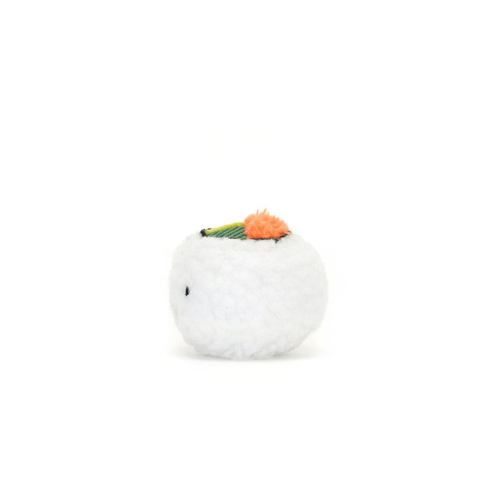 Peluche Jellycat Amuseables Sassy Sushi Uramaki,4cm x 5cm x 5cm Branco | Portugal  QCXJT-5362
