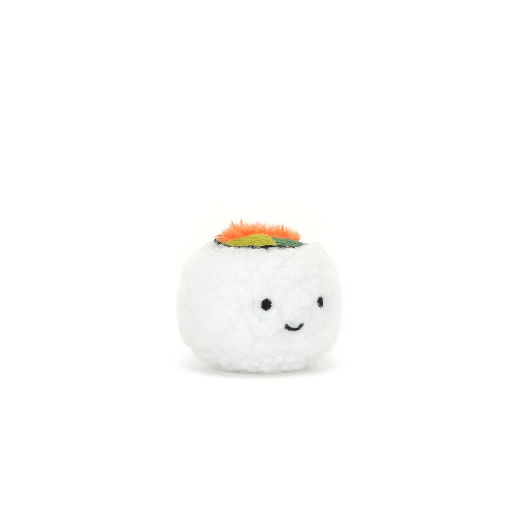 Peluche Jellycat Amuseables Sassy Sushi Uramaki,4cm x 5cm x 5cm Branco | Portugal  QCXJT-5362