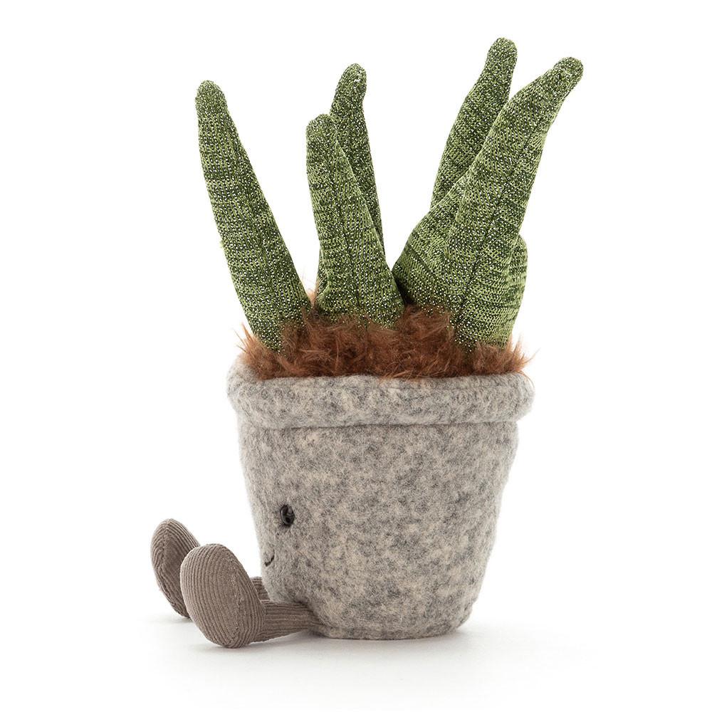 Peluche Jellycat Amuseables Silly Succulent Aloe,21cm x 7cm x 6cm Verdes | Portugal  VWDYM-1298