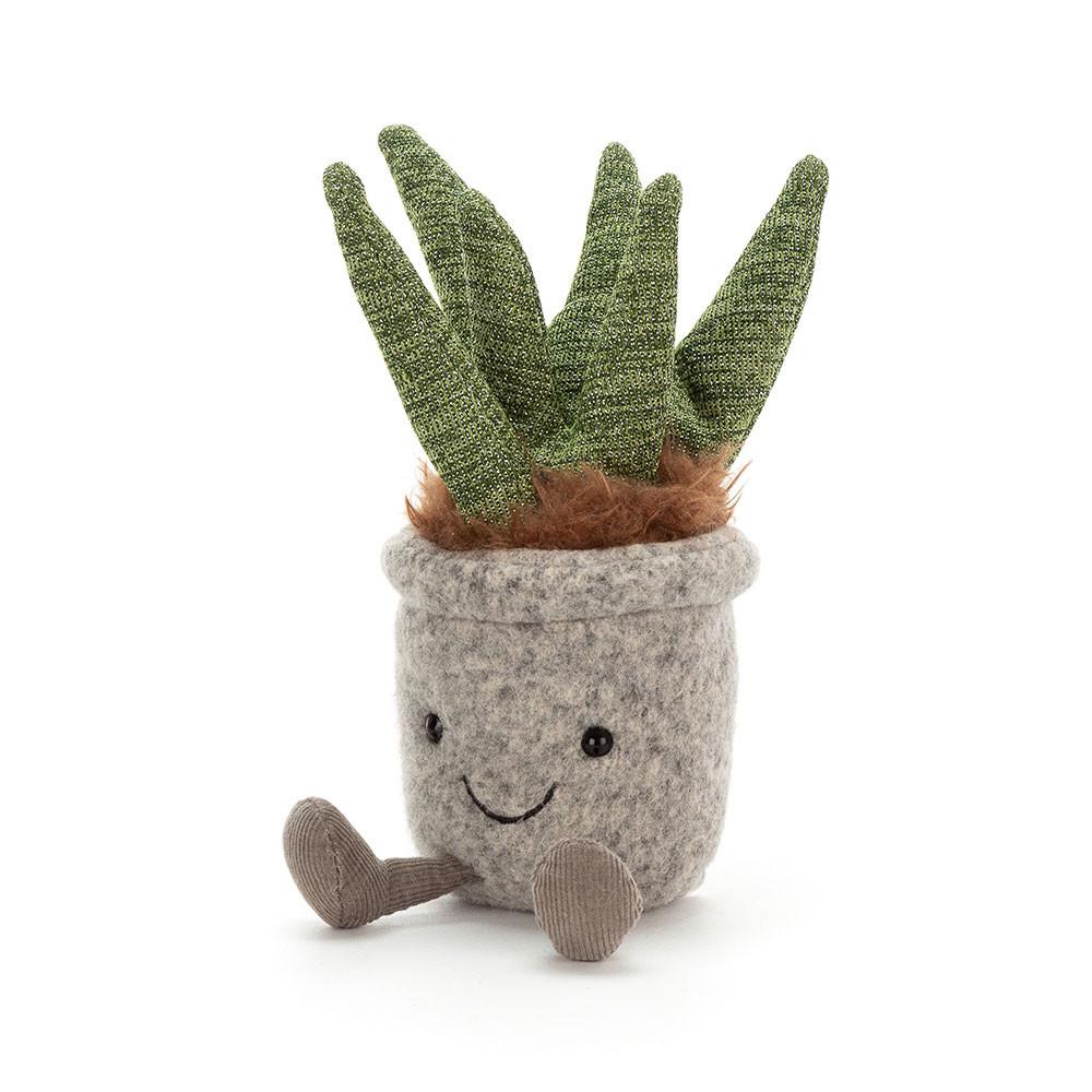 Peluche Jellycat Amuseables Silly Succulent Aloe,21cm x 7cm x 6cm Verdes | Portugal  VWDYM-1298