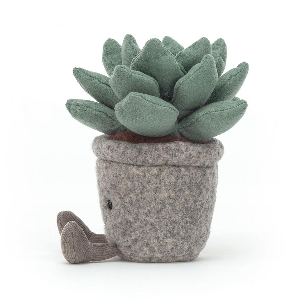Peluche Jellycat Amuseables Silly Succulent Azulita,16cm x 7cm x 6cm Verdes | Portugal  JFAOX-4832