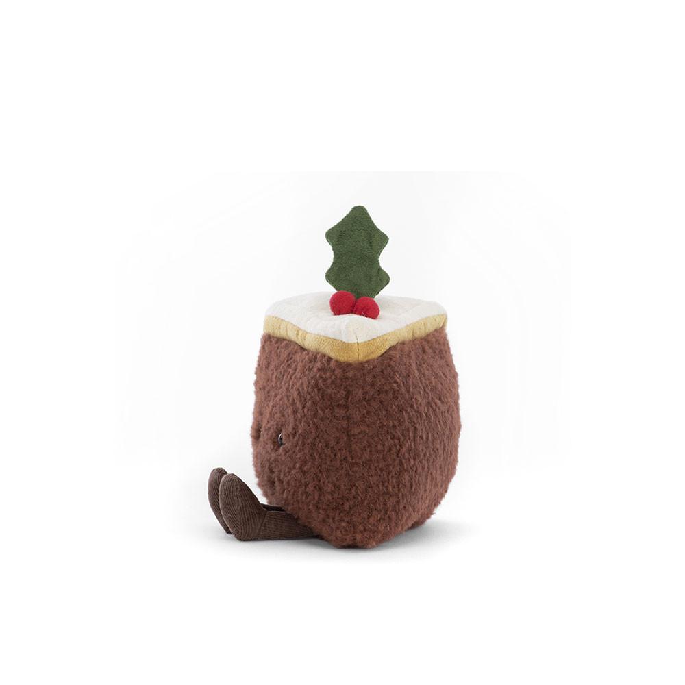 Peluche Jellycat Amuseables Slice of Christmas Cake,12cm x 13cm x 8cm Marrom | Portugal  QCMLA-2698