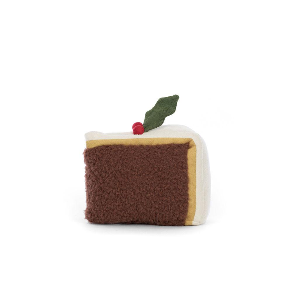 Peluche Jellycat Amuseables Slice of Christmas Cake,12cm x 13cm x 8cm Marrom | Portugal  QCMLA-2698
