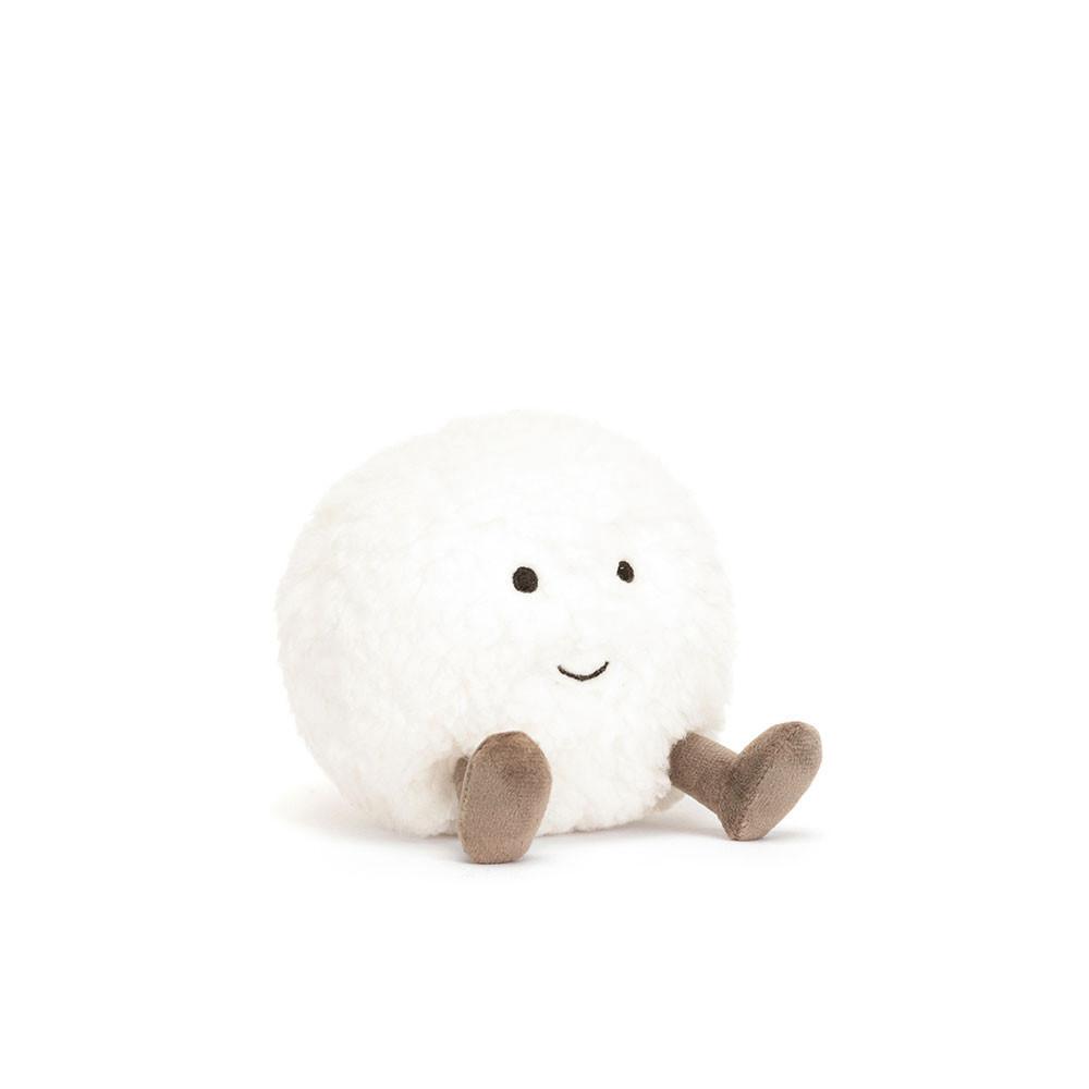 Peluche Jellycat Amuseables Snowball,10cm x 9cm x 8cm Branco | Portugal  VKAFG-9275