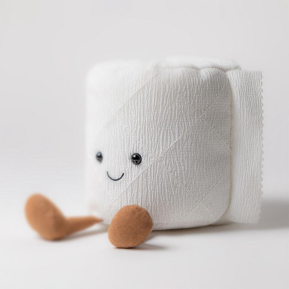 Peluche Jellycat Amuseables Toilet Roll,15cm x 12cm x 12cm Branco | Portugal  AJTXM-4587