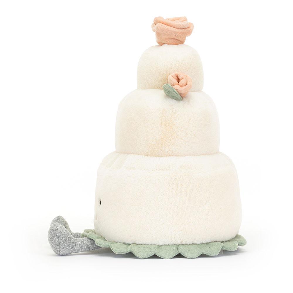 Peluche Jellycat Amuseables Wedding Cake,30cm x 19cm x 19cm Branco | Portugal  WKQRJ-6427