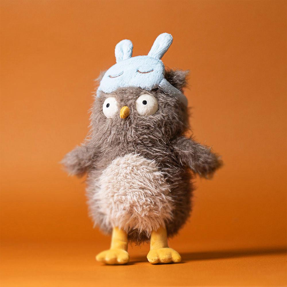 Peluche Jellycat Audrey Hootsoftly,24cm x 12cm x 12cm Bege | Portugal  EZMSG-8736