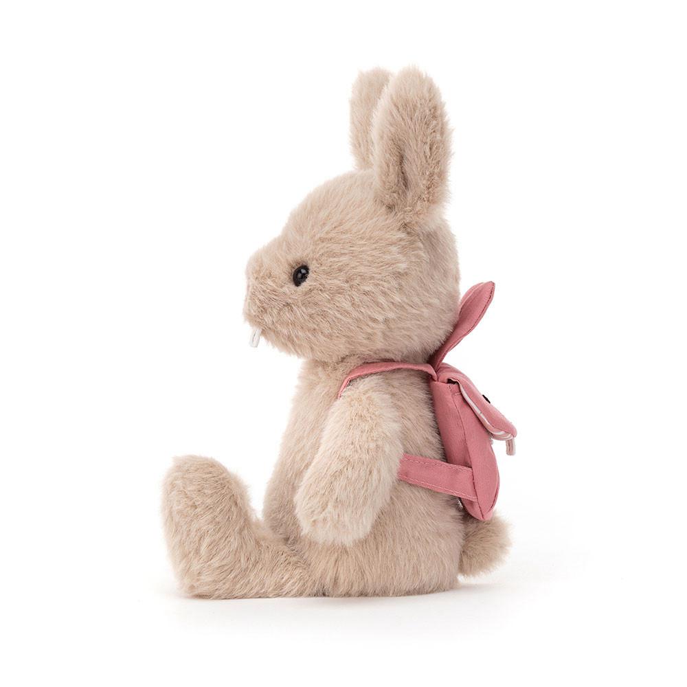 Peluche Jellycat Backpack Coelhinha,22cm x 9cm x 8cm Marrom | Portugal  PLKNM-2867
