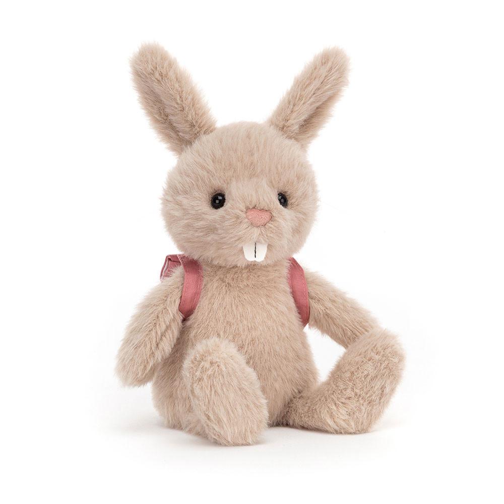 Peluche Jellycat Backpack Coelhinha,22cm x 9cm x 8cm Marrom | Portugal  PLKNM-2867