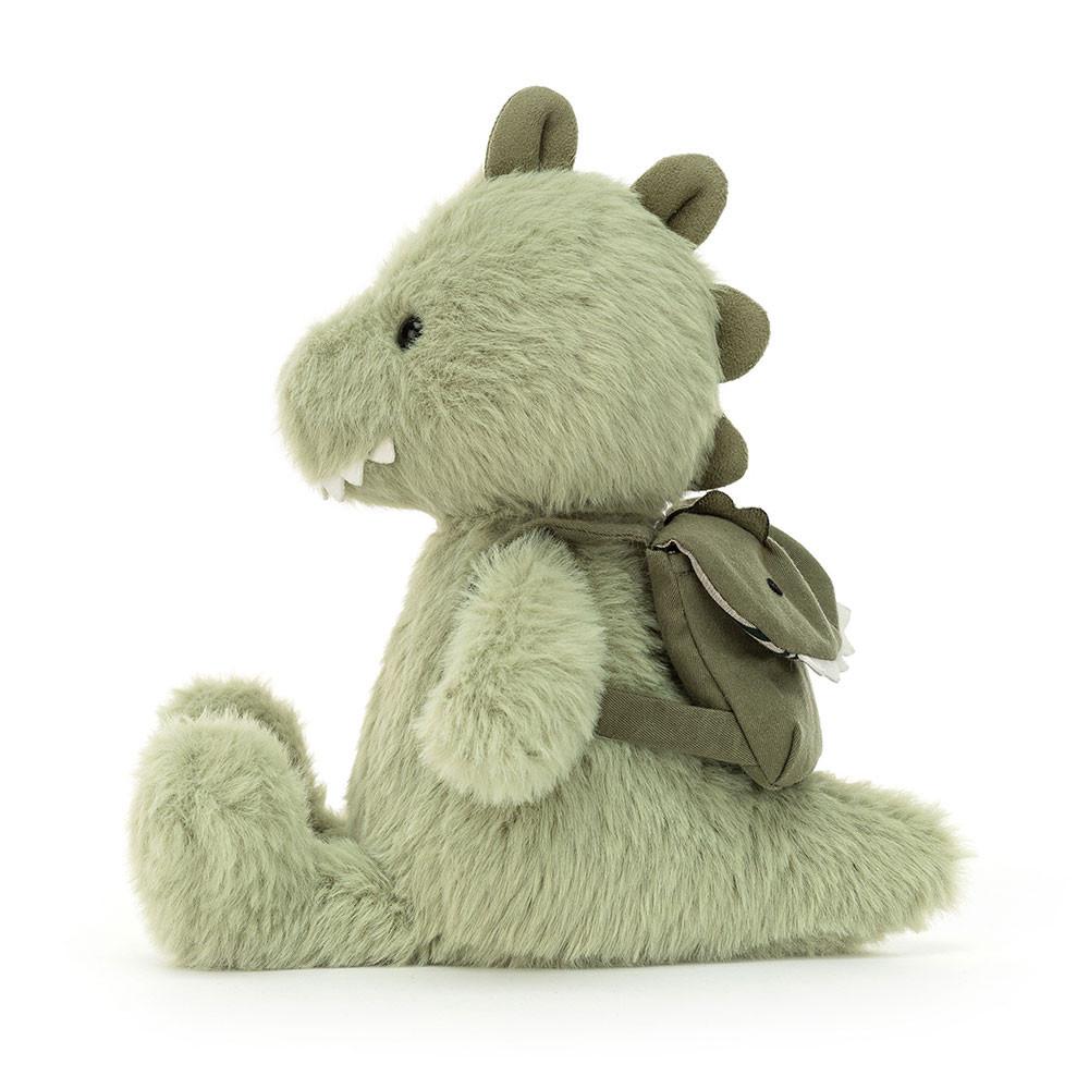 Peluche Jellycat Backpack Dino,8.7in x 3.5in x 3.1in Verdes | Portugal  EMNXH-1743