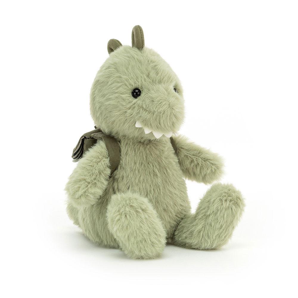 Peluche Jellycat Backpack Dino,8.7in x 3.5in x 3.1in Verdes | Portugal  EMNXH-1743