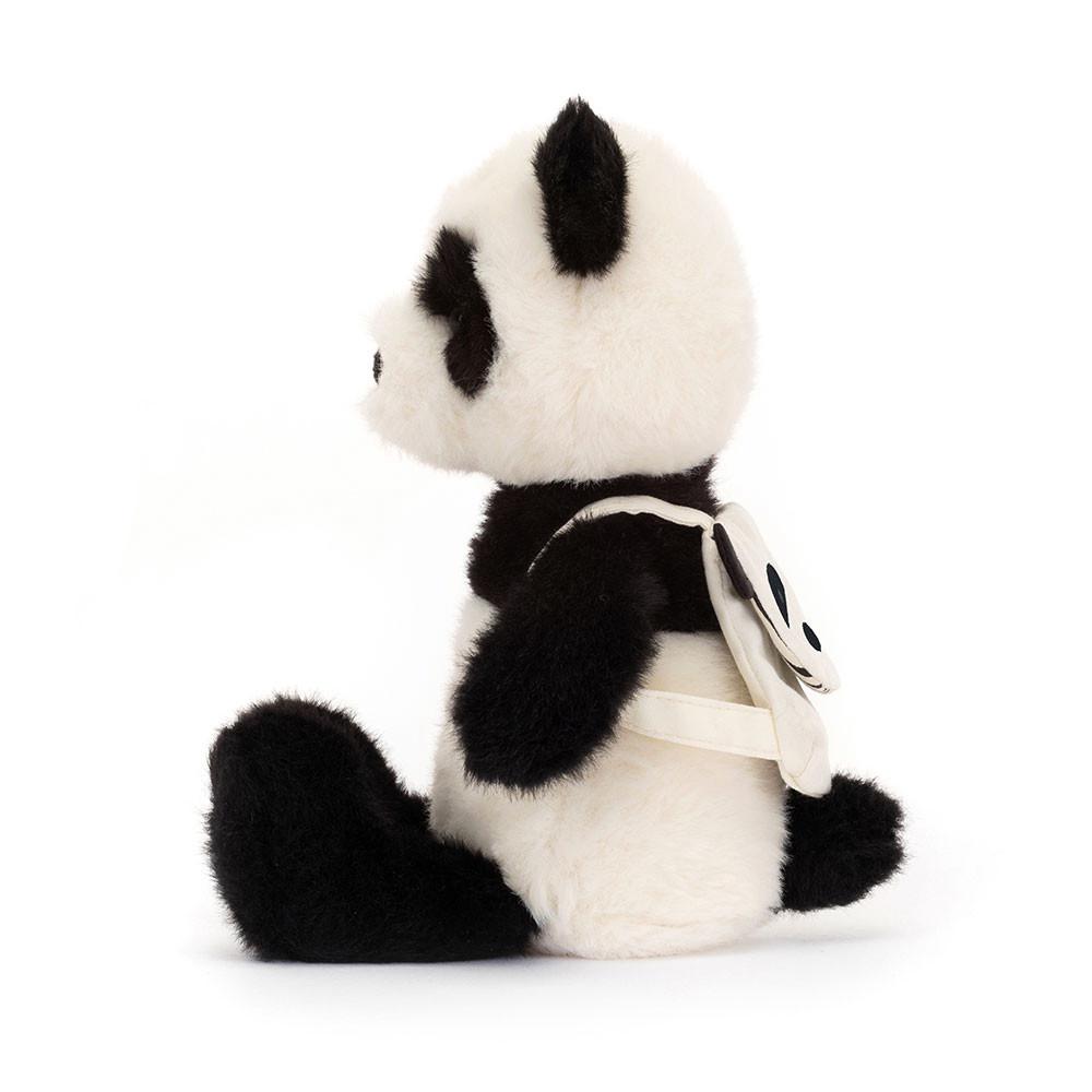 Peluche Jellycat Backpack Panda,22cm x 9cm x 8cm Pretas | Portugal  EUGYT-2647