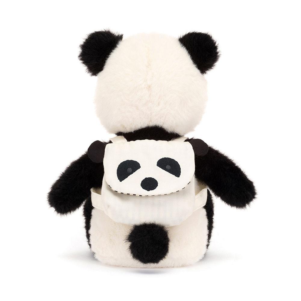 Peluche Jellycat Backpack Panda,22cm x 9cm x 8cm Pretas | Portugal  EUGYT-2647