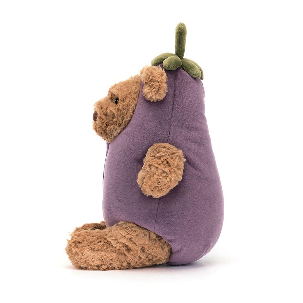 Peluche Jellycat Bartholomew Bear Aubergine,30cm x 15cm x 14cm Marrom | Portugal  CJRUB-3026