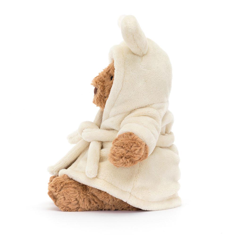 Peluche Jellycat Bartholomew Bear Bathrobe,26cm x 12cm x 8cm Marrom | Portugal  URSQJ-9271