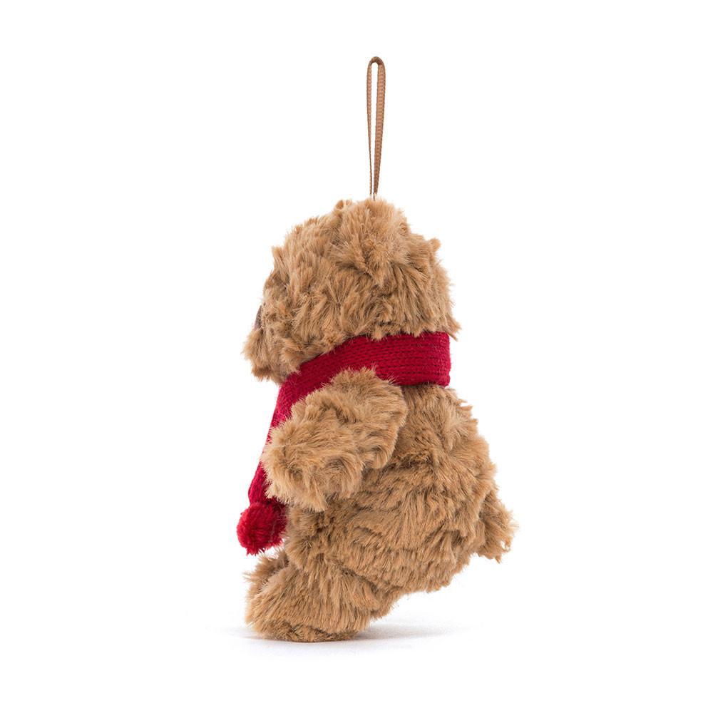 Peluche Jellycat Bartholomew Bear Decoration,12cm x 6cm x 5cm Marrom | Portugal  DUZJO-7560