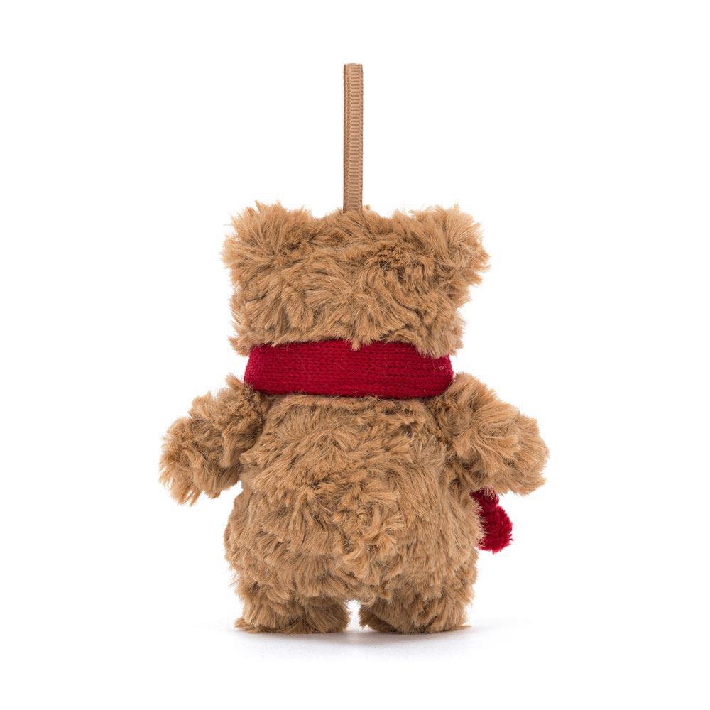Peluche Jellycat Bartholomew Bear Decoration,12cm x 6cm x 5cm Marrom | Portugal  DUZJO-7560