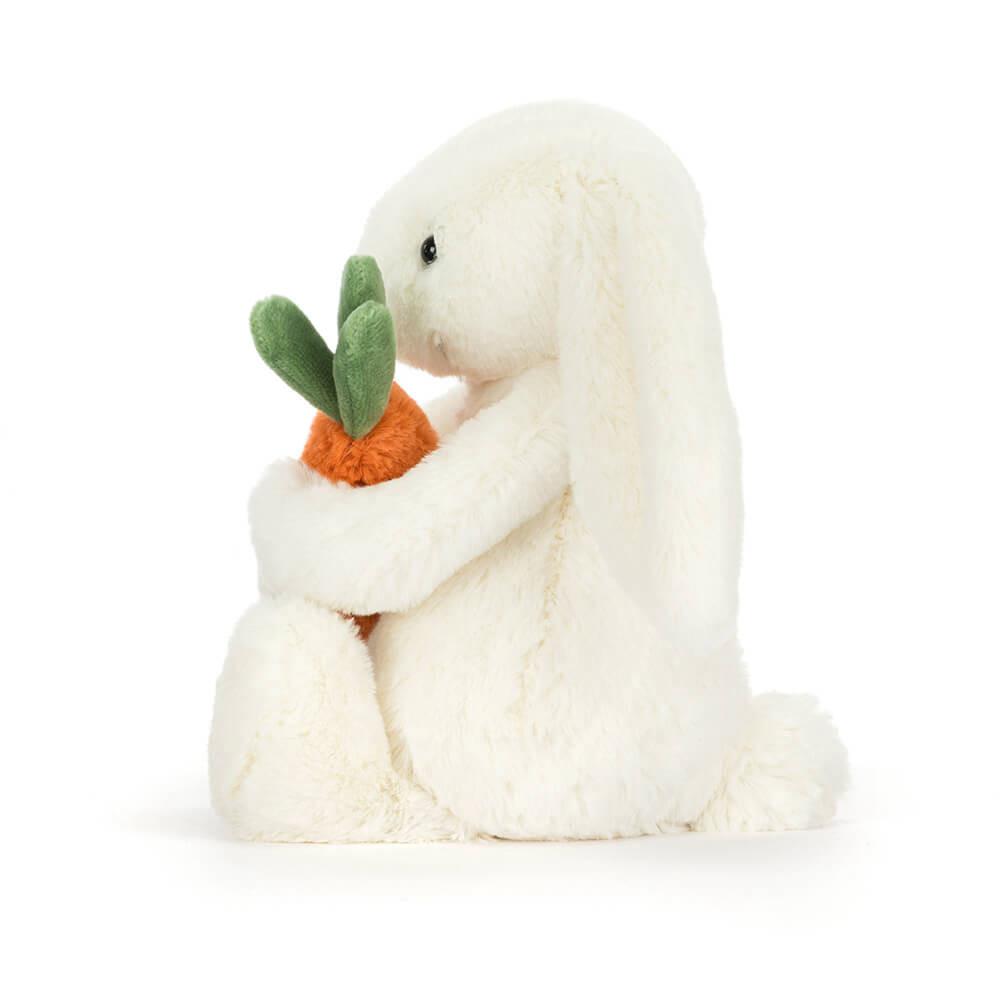 Peluche Jellycat Bashful Carrot Coelhinha,18cm x 9cm x 8cm Branco | Portugal  YGWSL-7942