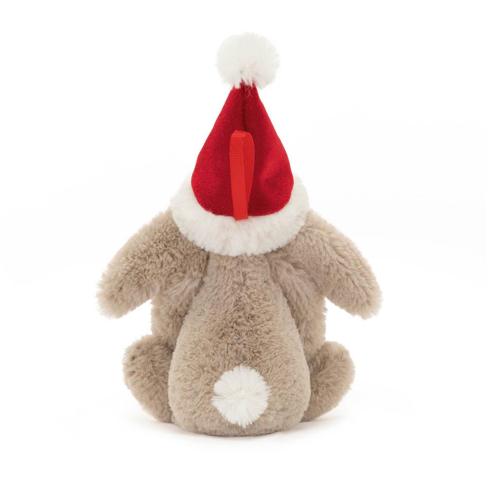 Peluche Jellycat Bashful Christmas Coelhinha Decoration,13cm x 6cm x 4cm Bege | Portugal  PWJFT-2915