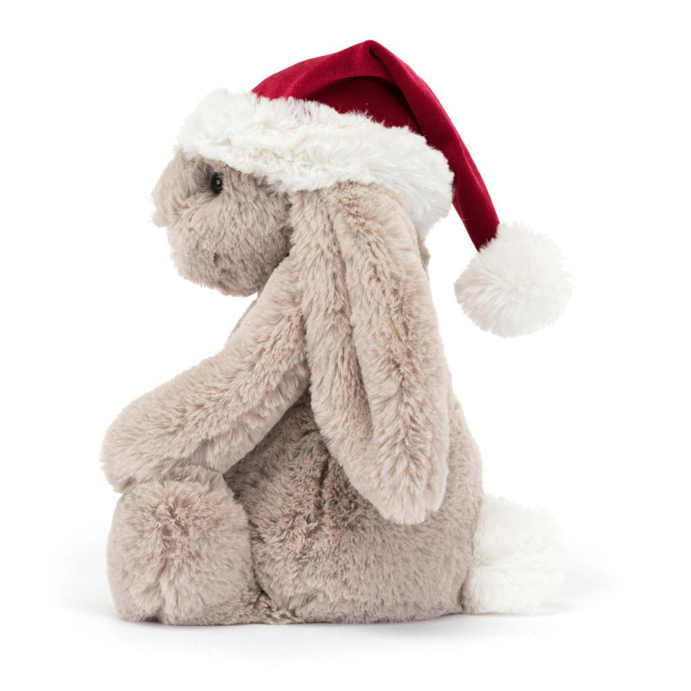 Peluche Jellycat Bashful Christmas Coelhinha,31cm x 12cm x 9cm Bege | Portugal  WJKPC-0972