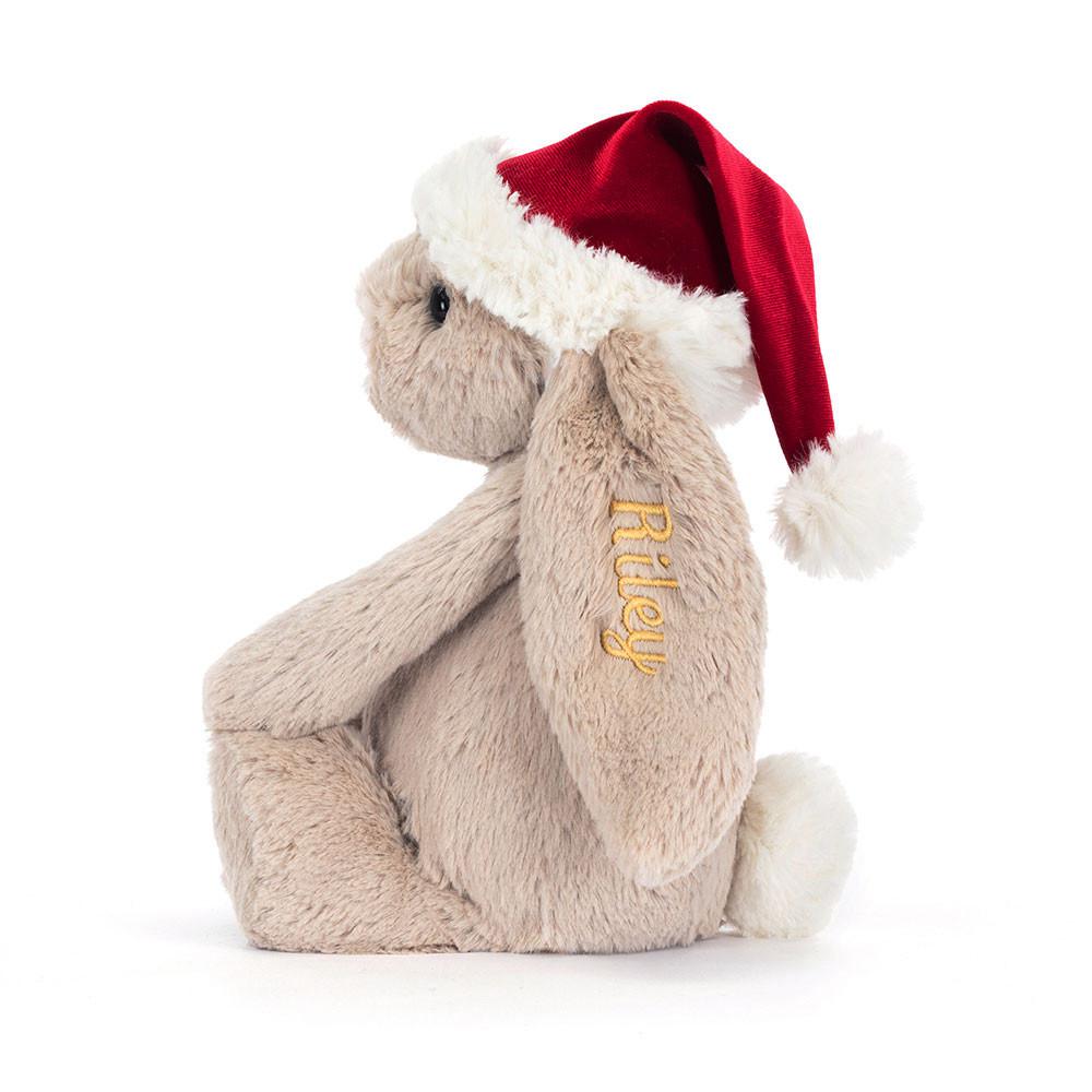Peluche Jellycat Bashful Christmas Coelhinha,31cm x 12cm x 9cm Bege | Portugal  KSIGY-5074