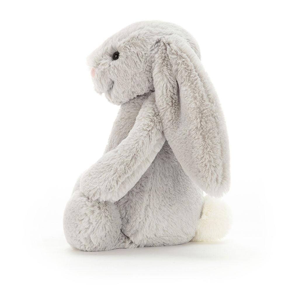 Peluche Jellycat Bashful Coelhinha,31cm x 12cm x 9cm Cinzentas | Portugal  HIOAN-6932