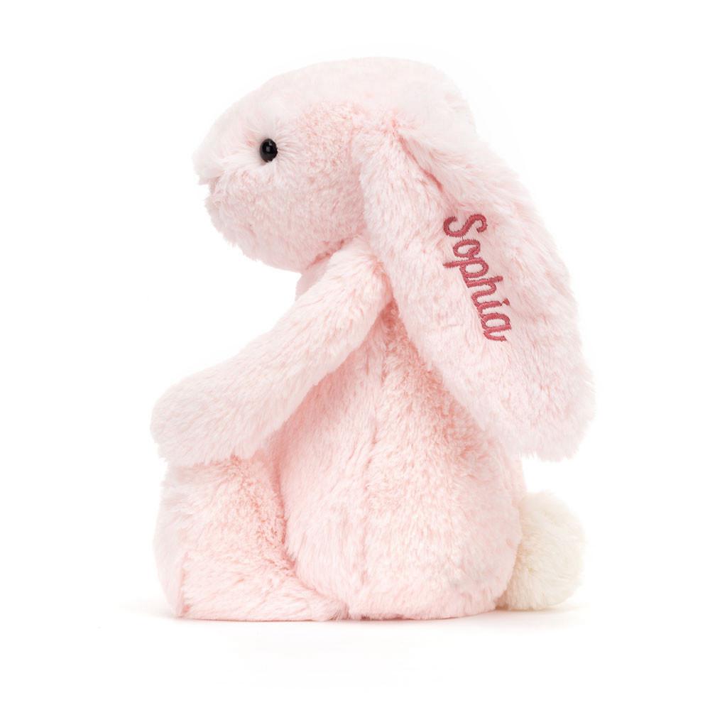Peluche Jellycat Bashful Coelhinha Medium,51cm x 21cm x 12cm Rosa | Portugal  FNCXT-5214