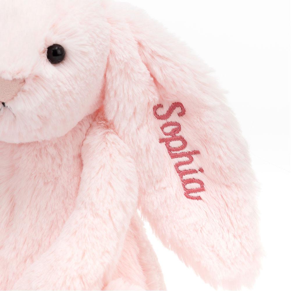 Peluche Jellycat Bashful Coelhinha Medium,51cm x 21cm x 12cm Rosa | Portugal  FNCXT-5214