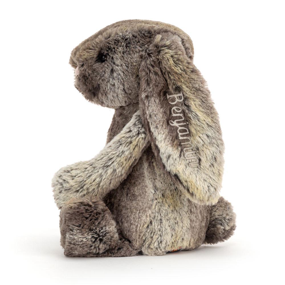 Peluche Jellycat Bashful Cottontail Coelhinha Medium,31cm x 12cm x 9cm Marrom | Portugal  WTEHM-5604