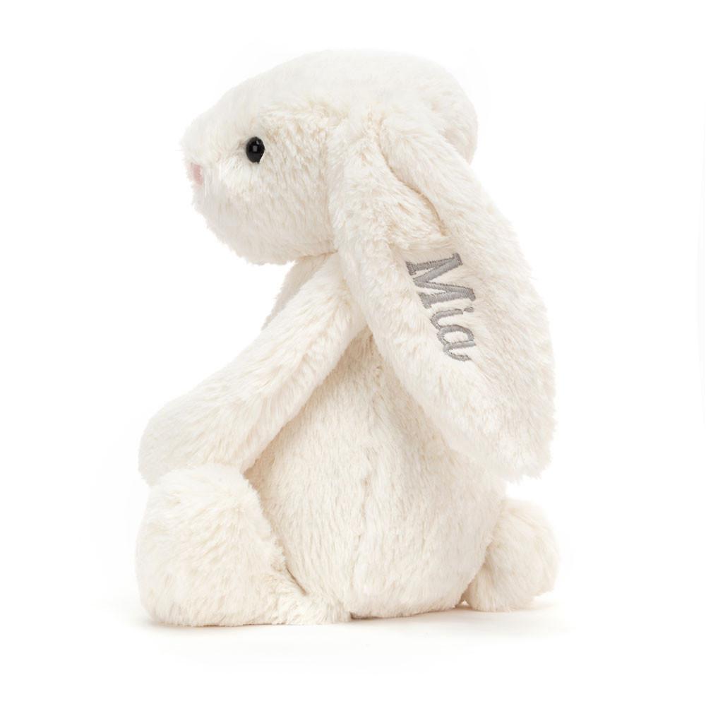 Peluche Jellycat Bashful Cream Coelhinha Medium,31cm x 12cm x 9cm Branco | Portugal  GCDSO-1648