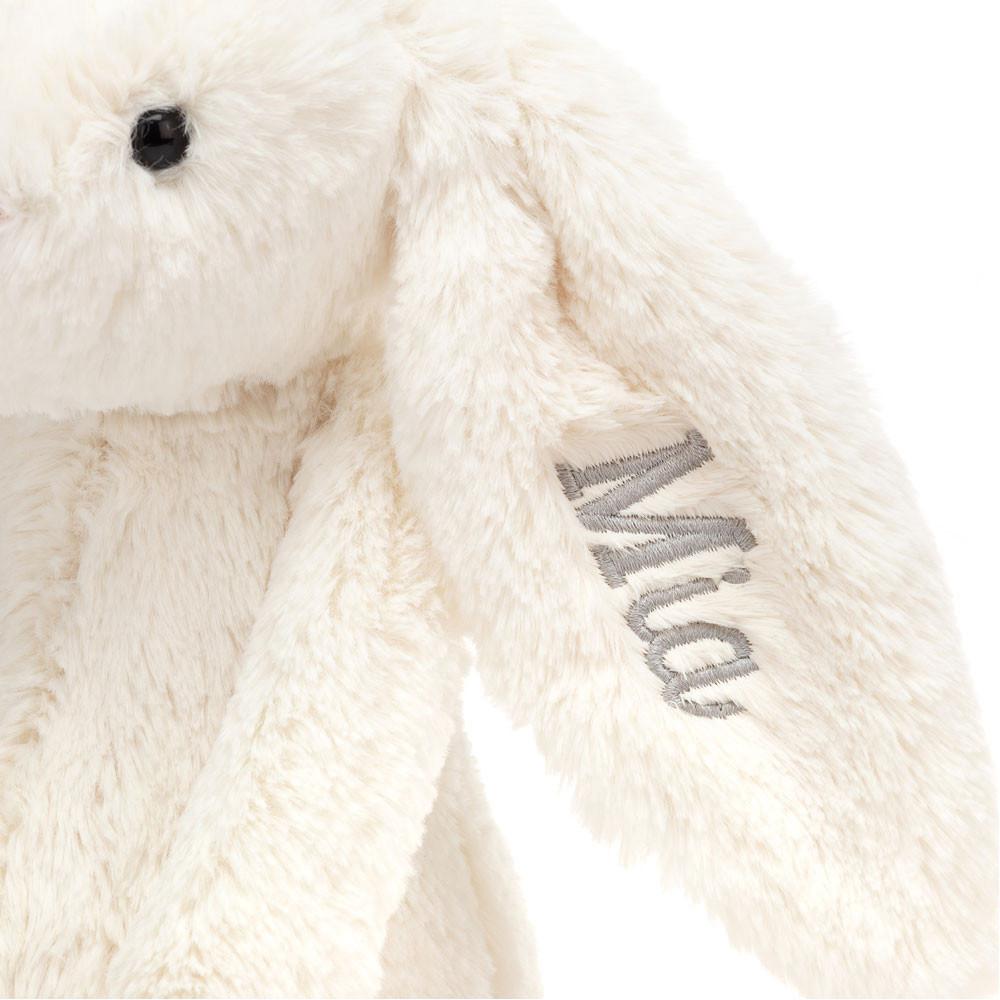 Peluche Jellycat Bashful Cream Coelhinha Medium,31cm x 12cm x 9cm Branco | Portugal  GCDSO-1648