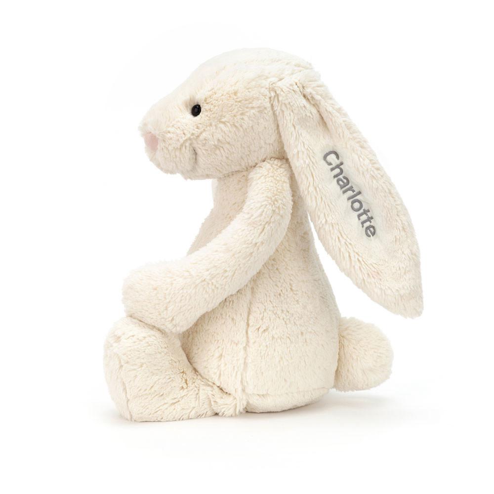 Peluche Jellycat Bashful Cream Coelhinha Huge,51cm x 21cm x 12cm Branco | Portugal  TMURJ-9540