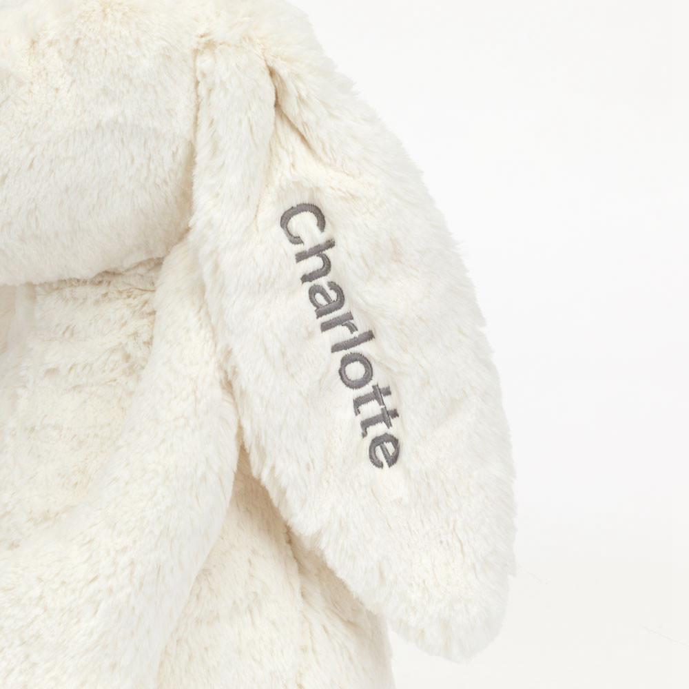 Peluche Jellycat Bashful Cream Coelhinha Huge,51cm x 21cm x 12cm Branco | Portugal  TMURJ-9540