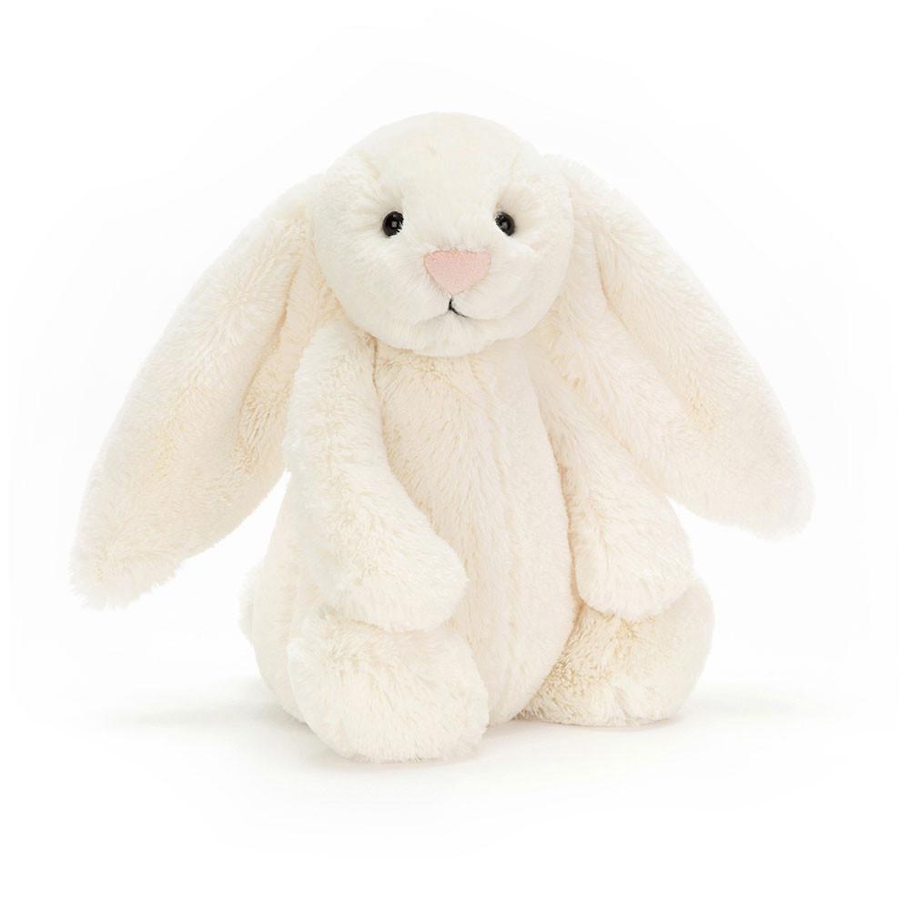 Peluche Jellycat Bashful Cream Coelhinha,31cm x 12cm x 9cm Creme | Portugal  DUYPT-8450